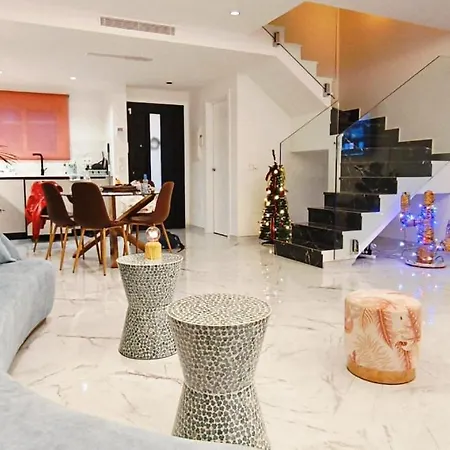 빌라 Alma Nomada With Heated Pool & Solarium & Bbq & Chillout Ideal For Families