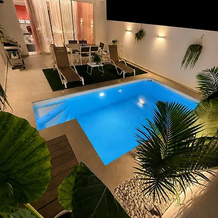 Alma Nomada With Heated Pool & Solarium & Bbq & Chillout Ideal For Families